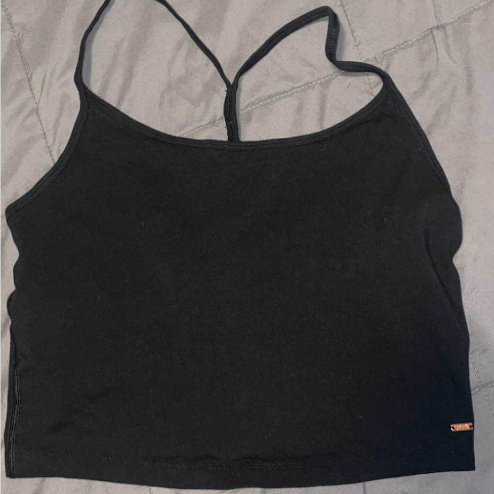 PINK Victoria's Secret Black Crop Top